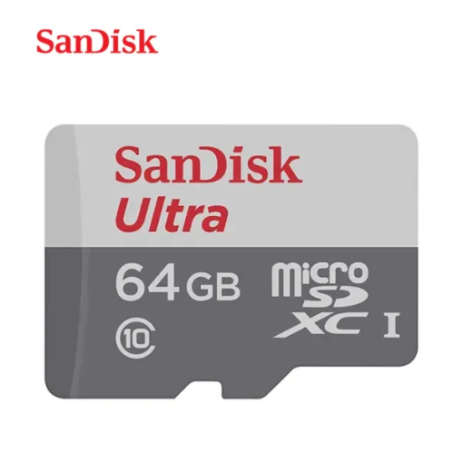 the nho sandisk 64gb class 10 100mbs